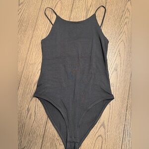 H&M high neck body suit black medium NWT